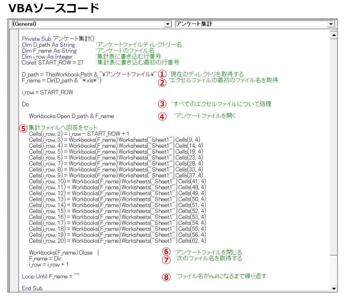 VBAソースコード